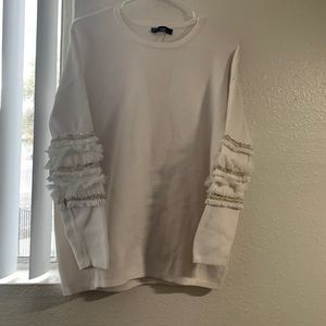 Beautiful white sweater.